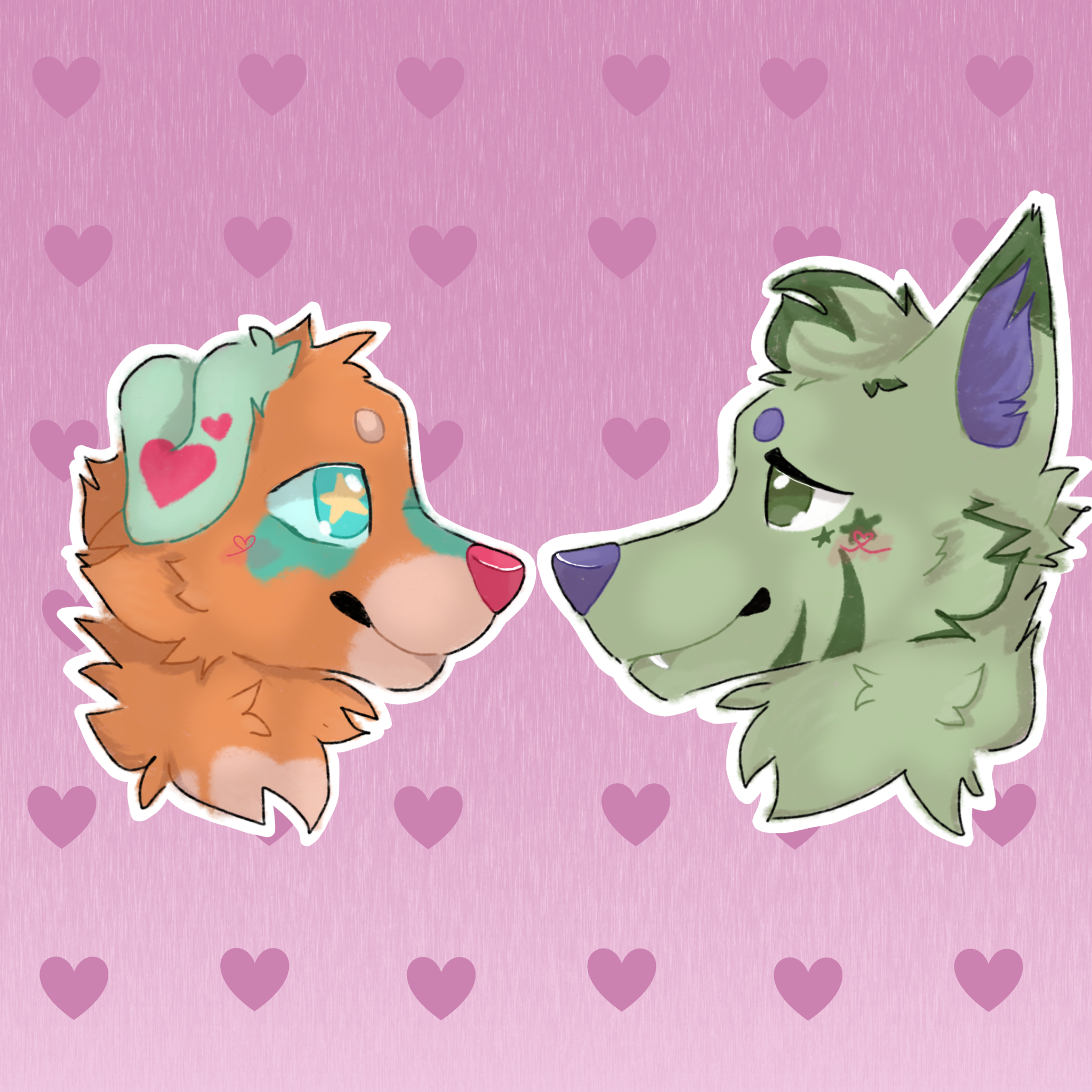 арт от парня на 14 февраля